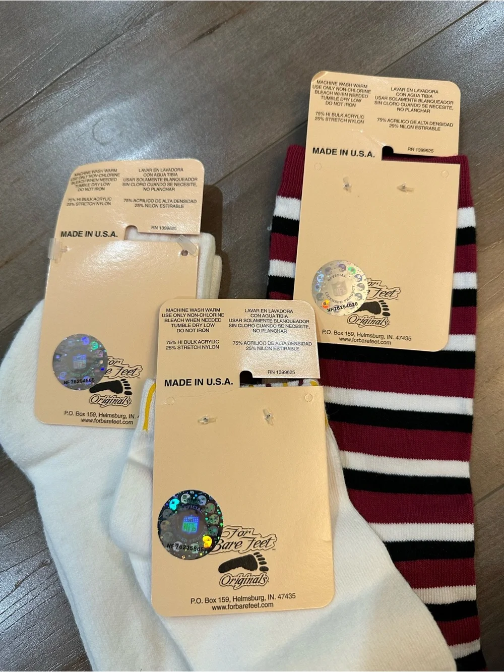 Vintage St Louis Cardinal Men's Crew & Ankle socks - set of 3